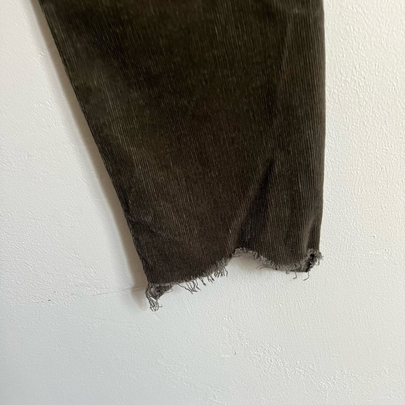 Mother Chic Boho High Waisted Ankle Chew Corduroy in Taupe - Picture 12 of 13